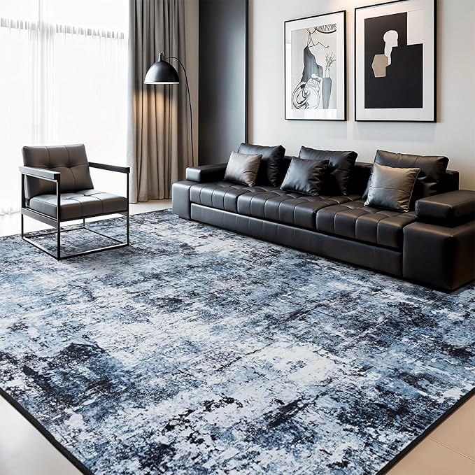 Rugflix 6x9 Area Rugs for Living Room, Washable Large Rug Stain-Resistant Low - Image 9