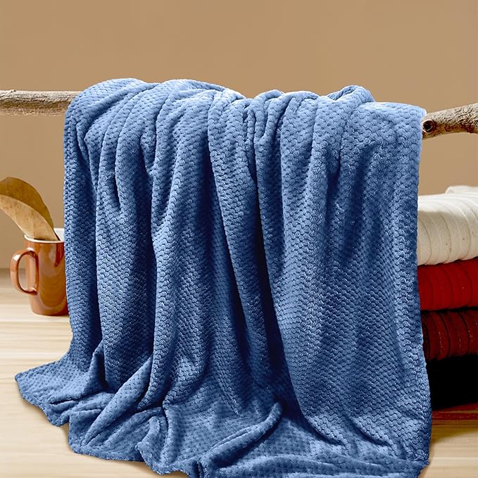 4 Pack Fleece Throw Blankets 50x60 Inches – 270 GSM Ultra Soft Flannel - Image 9