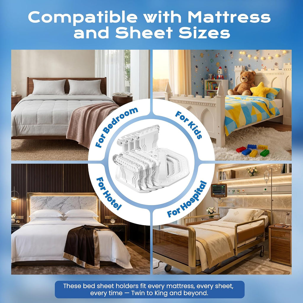 Bed Sheet Holders for Corners: No More Loose Sheets