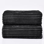 BEDELITE Fleece Blanket King Size – 3D Ribbed Jacquard Soft and Warm Decorative - Image 9