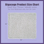 Bigacogo Chunky Knit Throw Blanket - Image 2