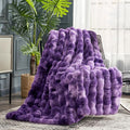 Cozy Bliss Faux Fur Throw Blanket by CozyBliss