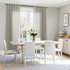 Silver Grey Linen Curtains 120 Inch Extra Long - Image 6
