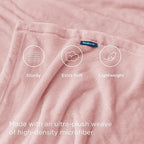 Bedsure GentleSoft Pink Throw Blanket - Image 4