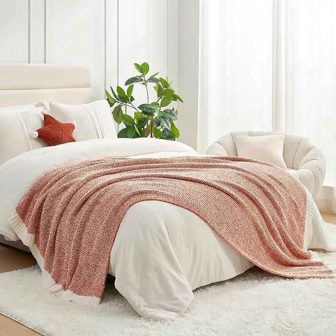 Snuggle Sac Orange Fall Throw Blanket - Image 3