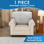 XINEAGE Couch Cushion Covers Seat Cushion Cover Thick Stretch Sofa Slipcovers 1 - Image 4