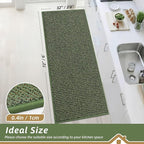 BEQHAUSE Kitchen Runner Rugs 32"x72", Non-Slip Kitchen Mats - Image 2