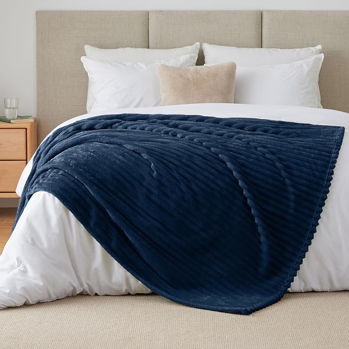 BEDELITE King Size Blanket for Bed, 300GSM Soft & Warm Fleece Blanket, - Image 7