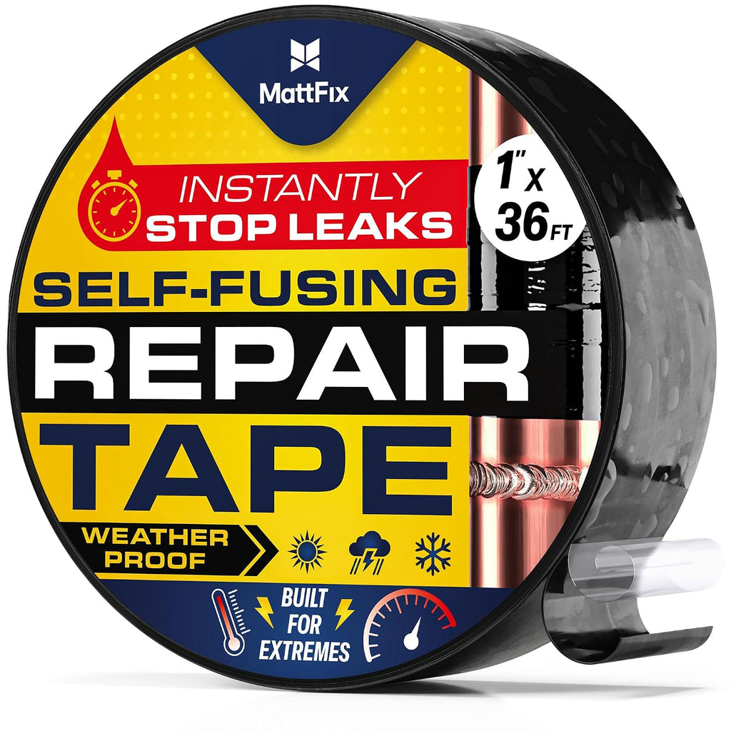 Self Fusing Silicone Tape – 1"x36’ – Waterproof Tape for Emergency Repairs