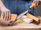Deiss PRO Lemon Zester & Heavy Duty Grater - Parmesan, Garlic, Nutmeg, Chocolate, Fruits, Vegetables, Ginger & Cheese Shredder