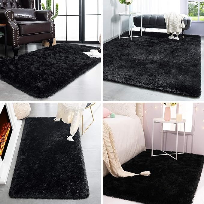 TWINNIS Super Soft Shaggy Rugs Fluffy Carpets, 5x7 Feet, Indoor Modern Plush - Image 5