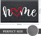 BeneathYourFeet Door Mat, Welcome Mat Low Profile Floor Mat Front Doormat - Image 2
