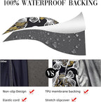 8Pcs Outdoor Cushion Covers, Patio Cushion Covers, Stretch Elastic Slipcovers - Image 4