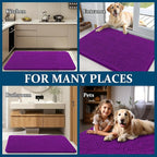 OLANLY Dog Door Mat for Muddy Paws 70x35, Absorbs Moisture and Dirt, Absorbent - Image 8