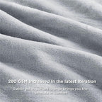 Bedsure GentleSoft Fleece Bed Blankets Full Size Light Grey - Image 5
