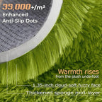 6x9 Area Rugs for Living Room: Fluffy Shag Soft Washable Rug Large Fuzzy Plush - Image 3