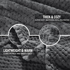 Exclusivo Mezcla Fleece Throw Blanket Extra Large, Super Soft and Warm Blankets - Image 4