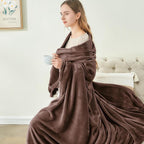 BEDELITE Fleece Blanket Brown Throw Blankets - Image 4