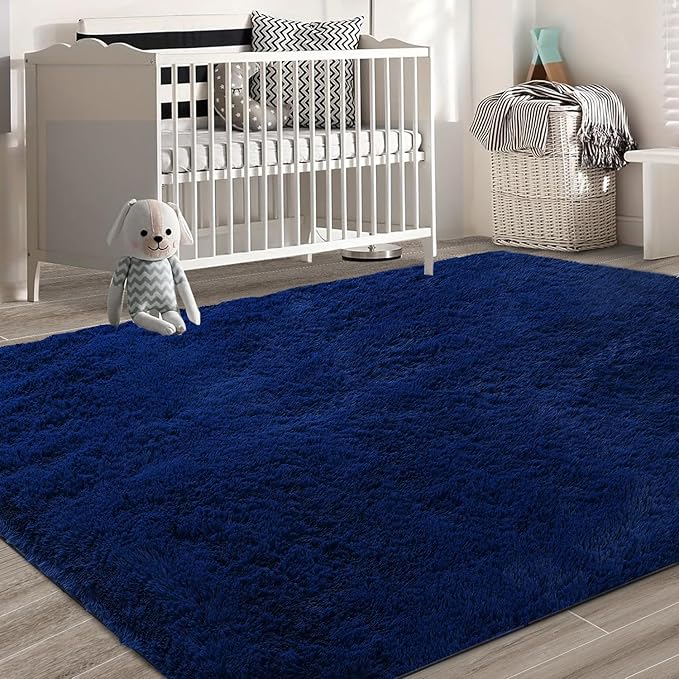 Shag Area Rugs for Bedroom Living Room, 5X8 Ultra Soft Fluffy Area Rugs for Dorm - Image 9