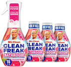 Mr. Clean Clean Freak Multi Surface Cleaning Spray, Deep Cleaning Mist Starter Kit and Refill Bundle, Unstopables Fresh Scent, 64 fl oz