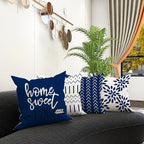 YCOLL Pillow Covers 12x20 Set of 4, Modern Sofa Throw Pillow Cover, Decorative - Image 9