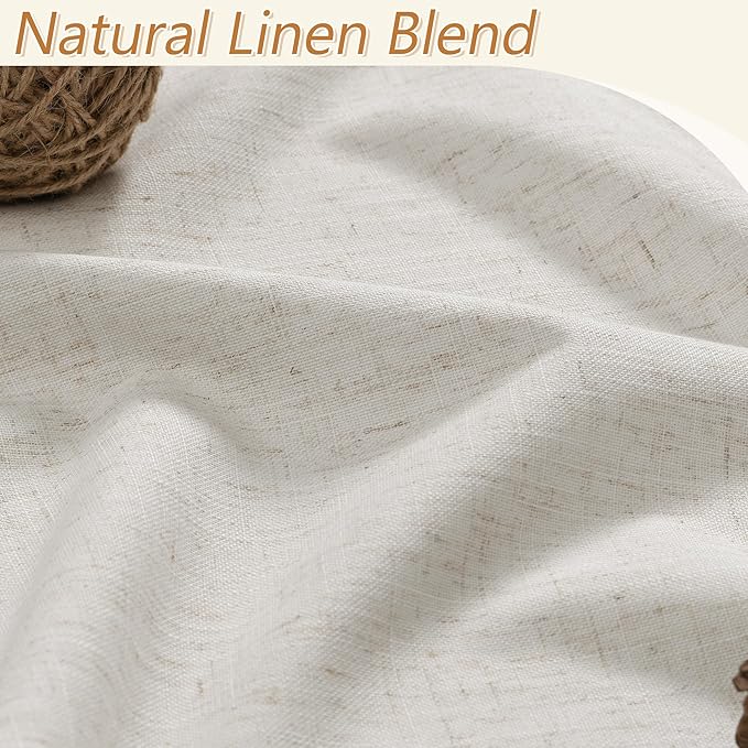 Guken Boho 100% Blackout Curtains 108 Inch Long - Image 3