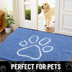 Smiry Dog Door Mat for Muddy Paws, Absorbent Dirt Trapper Non Slip Quick Dry - Image 7