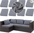 Outdoor Cushion Covers Set, Replacement by SUKAIKEQA