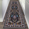 HEBE Washable Hallway Runner Rug 2'x 8' Non Slip Kitchen Rugs Runner, Low Pile by HEBE