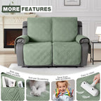 TAOCOCO 100% Waterproof Loveseat Recliner Covers 2 Seater, Split Loveseat Covers - Image 6