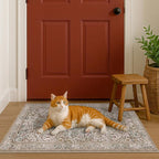 Moss Green Washable 2x4 Entry Rug - Image 6