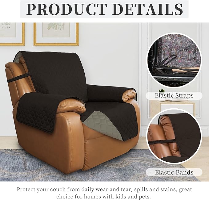 ISSUNTEX Double Protection 100% Waterproof Recliner Covers - Image 5