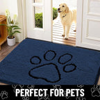 Smiry Dog Door Mat for Muddy Paws, Absorbent Dirt Trapper Non Slip Quick Dry - Image 7