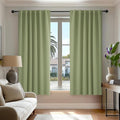 Deconovo Blackout Curtains, Thermal Insulated, W52 x L45 2 Panels, Back Tab by Deconovo
