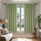 Deconovo Blackout Curtains, Thermal Insulated, W52 x L45 2 Panels, Back Tab by Deconovo
