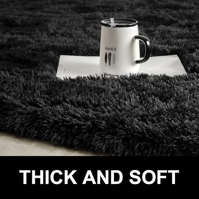 LOCHAS Ultra Soft Indoor Modern Area Rugs Fluffy Living Room Carpets - Image 6