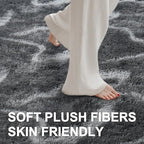 8x10 Ft Extra Large Shag Rugs for Living Room, Tie Dyed Ultra Soft Fluffy Furry - Image 4