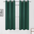 LEMOMO Dark Green Blackout Curtains/42 x 63 Inch/Set of Two Panels Grommet by Lemomo