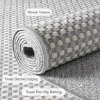 YDKGL 3x5 ft Area Rug Entryway Runner Rug Non Slip Washable, Boho Woven Kitchen - Image 5