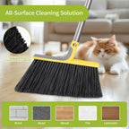 58" Heavy-Duty Commercial Broom, Outdoor Floor Cleaning Broom