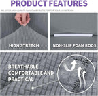 ZNSAYOTX Super Stretch Couch Cover Universal Sofa Covers - Image 4