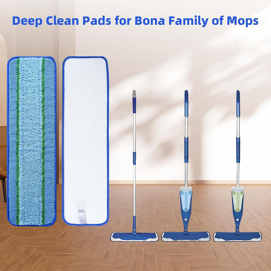 3 Pack Deep Clean Pads for Bona Family of Mops