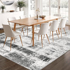 Rugflix 5x7 Large Area Rugs for Living Room, Abstract Washable Rug, Stain - Image 7