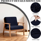 4Pcs Patio Stretch Cushion Covers, Outdoor Sofa Replacement Cover Slipcovers - Image 3