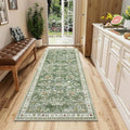 Yamaziot Washable Runner Rug 2x5 – Non Slip Boho Floral Hallway Runner Rug by Yamaziot