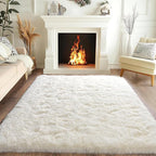 Pionblank Fluffy Area Rug for Bedroom 4x6 Feet, Indoor Plush Carpet, Shag Soft - Image 8