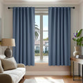 Deconovo Blackout Curtains, Thermal Insulated, W52 x L63 2 Panels, Back Tab by Deconovo