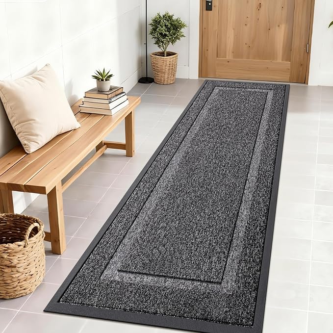 OLANLY Front Door Mat Indoor Outdoor Entrance, Waterproof All-Season, by OLANLY