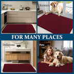 OLANLY Dog Door Mat for Muddy Paws 40x32, Absorbs Moisture and Dirt, Absorbent - Image 8