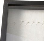 Amazon Basics 8.5" x 11" Shadow Box Wood Rectangular Frame for Display Photos, Memorabilia, Black